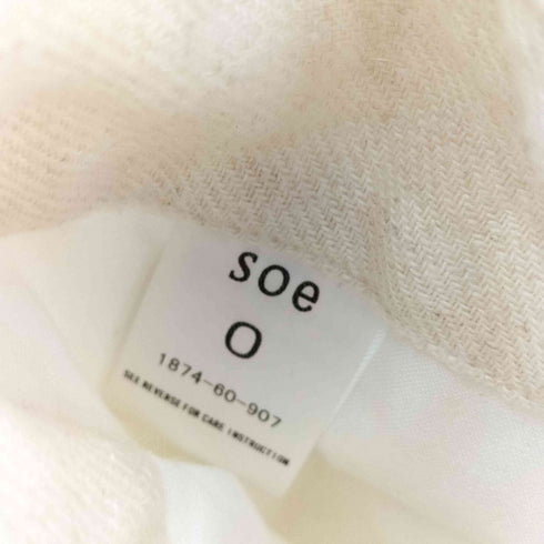 ソーイ SOE READY TO WEAR リネンウール スラックスパンツ メンズ 0