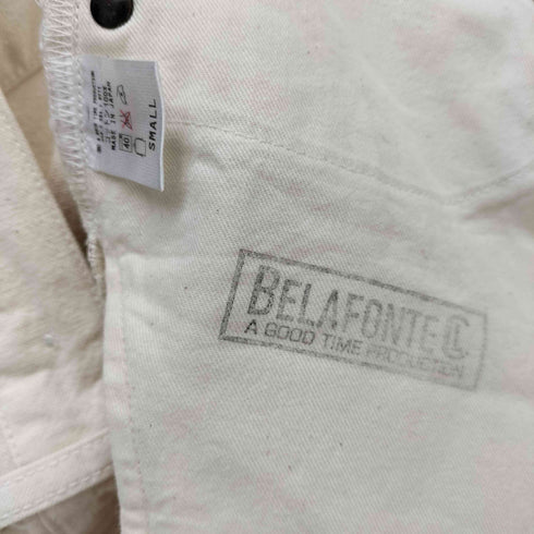 ベラフォンテ belafonte 日本製 シンチバック ボタンフライ パンツ メンズ JPN:S