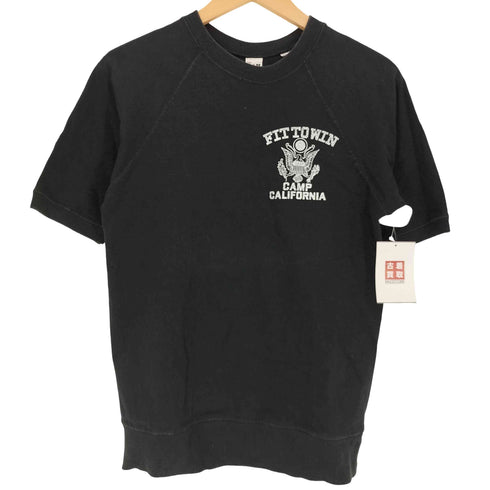 B&H balance&harmony USA製 sweat shirt ラグラン 半袖スウェット 半スウェ メンズ import:S