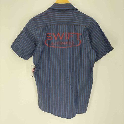 レッドキャップ RED KAP S/S ストライプ ワークシャツ メンズ import:S