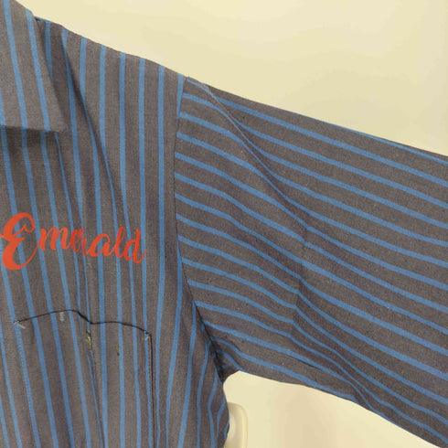 レッドキャップ RED KAP S/S ストライプ ワークシャツ メンズ import:S