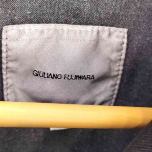ジュリアーノフジワラ giuliano Fujiwara イタリア製 スラッシュポケットデニムジャケット メンズ 50