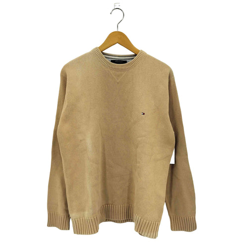 トミーヒルフィガー TOMMY HILFIGER 前V コットンプルオーバーニット メンズ S