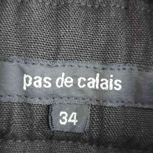 パドカレ pas de calais 麻34レーヨン ガウチョパンツ レディース 34