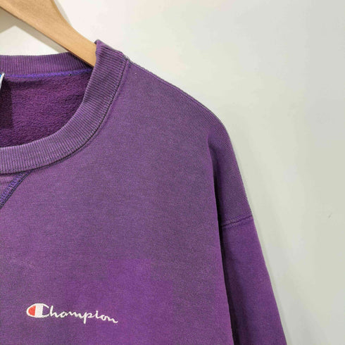 チャンピオン Champion 90s USA製 青タグ スクリプトロゴ クルーネック スウェット メンズ import:XL
