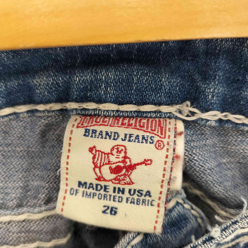 トゥルーレリジョン TRUE RELIGION USA製 ローライズ ブーツカットデニムパンツ Y2K レディース US:26-27