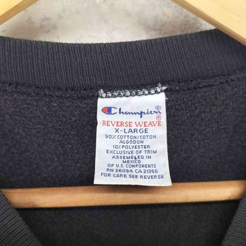 チャンピオン Champion 90S メキシコ製 REVERSE WEAVE 目あり クルーネックスエット メンズ import:XL