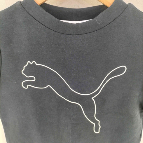プーマ PUMA クロップド ショートスリーブ スウェット レディース M