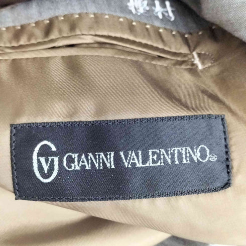 ジャンニヴァレンティノ GIANNI VALENTINO 背抜き 2Bテーラードジャケット スラックス セットアップ メンズ