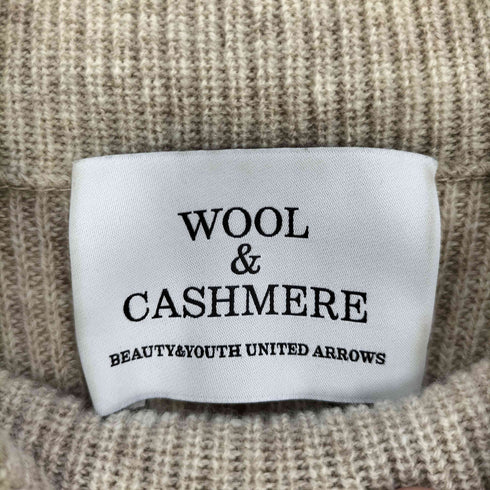 ビューティーアンドユースユナイテッドアローズ BEAUTY & YOUTH UNITED ARROWS CASHMERE&WOOL ウォッシャブル ウール×カシミヤ ボトルネックニット レディース