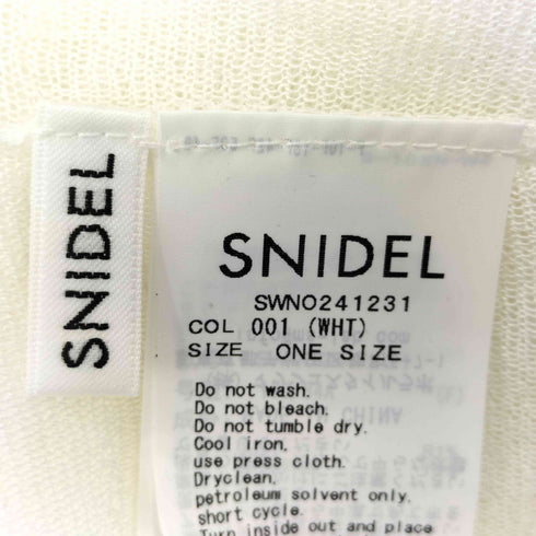 スナイデル snidel ニットティアードワンピース レディース FREE