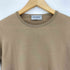 ジョンスメドレー JOHN SMEDLEY イングランド製 ウール クルーネック 半袖ニット サマーニット レディース import:M