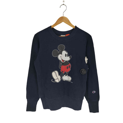 チャンピオン Champion REVERSE WEAVE キャラクタープリントクルーネックトレーナー レディース s