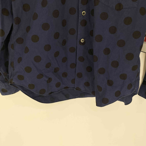 ブラックコムデギャルソン BLACK COMME des GARCONS 12SS 製品染め ドット レギュラーカラーシャツ メンズ JPN:S