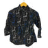 ブラックコムデギャルソン BLACK COMME des GARCONS 14SS 総柄 グラフィックプリント 7分袖 レギュラーカラーシャツ メンズ JPN:XS