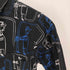 ブラックコムデギャルソン BLACK COMME des GARCONS 14SS 総柄 グラフィックプリント 7分袖 レギュラーカラーシャツ メンズ JPN:XS
