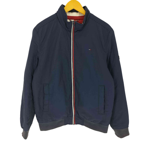 トミージーンズ tommy jeans ロゴ刺繍 ジップアップ ブルゾンジャケット メンズ import:M