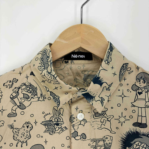 ネネット Ne-net 14AW マンガ家コラボ 夢いっぱいシャツ レディース JPN:2