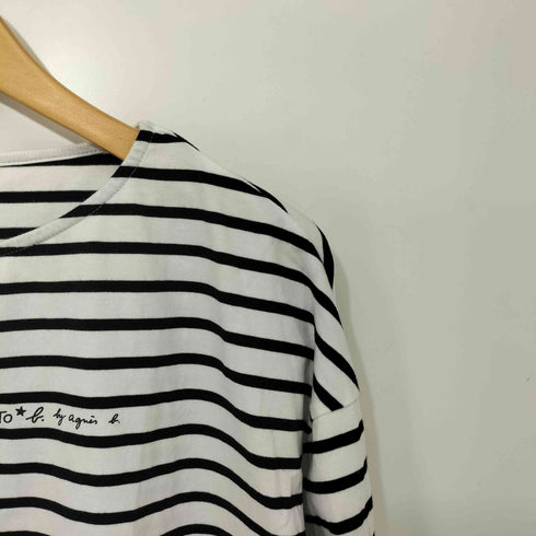 トゥービーバイアニエスベー To b. by agnes b. TS ボーダーTシャツ レディース JPN:38