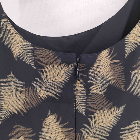 カルバンクライン CALVIN KLEIN 総柄キャミワンピース レディース US:6