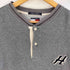 トミーヒルフィガー TOMMY HILFIGER 90S~00S ワッペン ヘンリーネック サーマルカットソー メンズ import:L