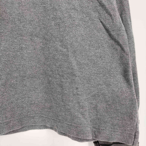 トミーヒルフィガー TOMMY HILFIGER 90S~00S ワッペン ヘンリーネック サーマルカットソー メンズ import:L