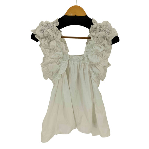 マウジー moussy 25S SHOULDER FRILLS トップス レディース FREE