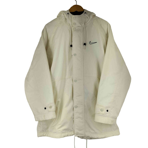 ナイキ NIKE 90S 銀タグ スウッシュロゴ ナイロンフーデッドジャケット メンズ import:M
