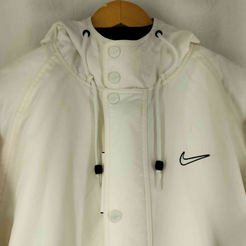 ナイキ NIKE 90S 銀タグ スウッシュロゴ ナイロンフーデッドジャケット メンズ import:M