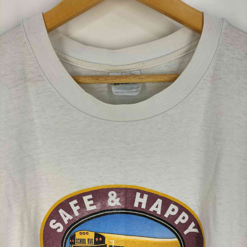 ヘインズ Hanes 00S バスプリント クルーネック Tシャツ メンズ XXXL