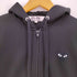 プレイコムデギャルソン PLAY COMME des GARCONS 18aw ブラックハートワッペン バックプリント ジップアップ パーカー レディース JPN:S