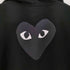 プレイコムデギャルソン PLAY COMME des GARCONS 18aw ブラックハートワッペン バックプリント ジップアップ パーカー レディース JPN:S