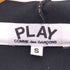 プレイコムデギャルソン PLAY COMME des GARCONS 18aw ブラックハートワッペン バックプリント ジップアップ パーカー レディース JPN:S