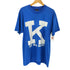 フルーツオブザルーム FRUIT OF THE LOOM 90s USA製 シングルステッチ ビッグロゴプリント クルーネック ショートスリーブ Tシャツ メンズ import:L