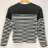 ブラックコムデギャルソン BLACK COMME des GARCONS 16ss ボーダードッキング クルーネック 長袖 カットソー レディース JPN:XS