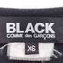 ブラックコムデギャルソン BLACK COMME des GARCONS 16ss ボーダードッキング クルーネック 長袖 カットソー レディース JPN:XS