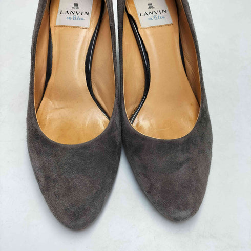 ランバンオンブルー LANVIN en Bleu ラウンドトゥプレーンパンプス レディース JPN:23.5
