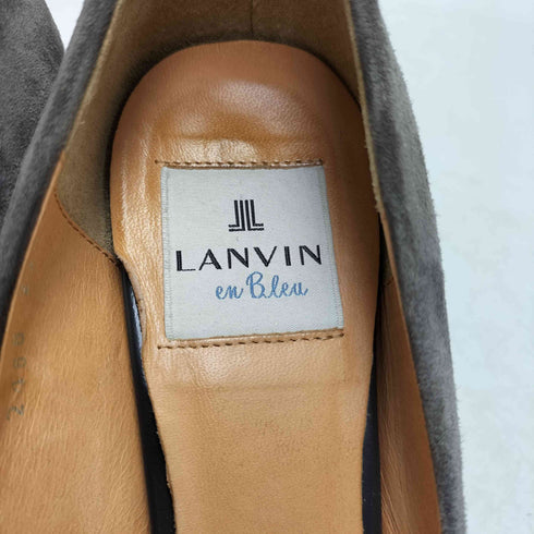 ランバンオンブルー LANVIN en Bleu ラウンドトゥプレーンパンプス レディース JPN:23.5