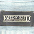 ランズエンド LANDS END 90-00s USA製 コットン デニム ボタンダウンシャツ メンズ 16 1/2 /34