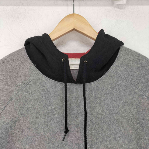 アディダスオリジナルス adidas Originals 80s-90s 万国旗タグ レーヨン混 サイドジップ プルオーバー パーカー メンズ import:L