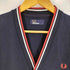 フレッドペリー FRED PERRY TIPPED PIQUE CARDIGAN 鹿の子 Vカーディガン メンズ import:S
