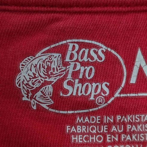 バスプロショップス BASS PRO SHOPS コットンポリ 両面プリント クルーネックスウェット メンズ import:M