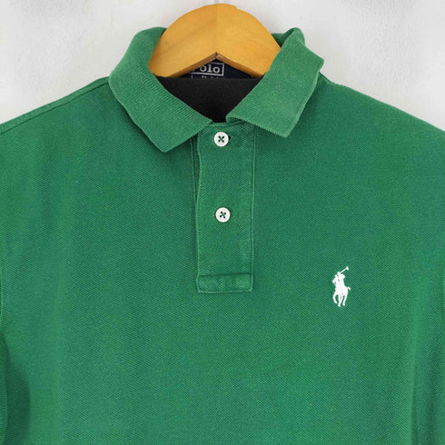 ポロバイラルフローレン Polo by RALPH LAUREN CUSTOM FIT ポニー刺繍 ポロシャツ メンズ import:S