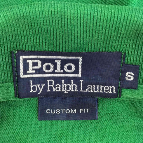 ポロバイラルフローレン Polo by RALPH LAUREN CUSTOM FIT ポニー刺繍 ポロシャツ メンズ import:S