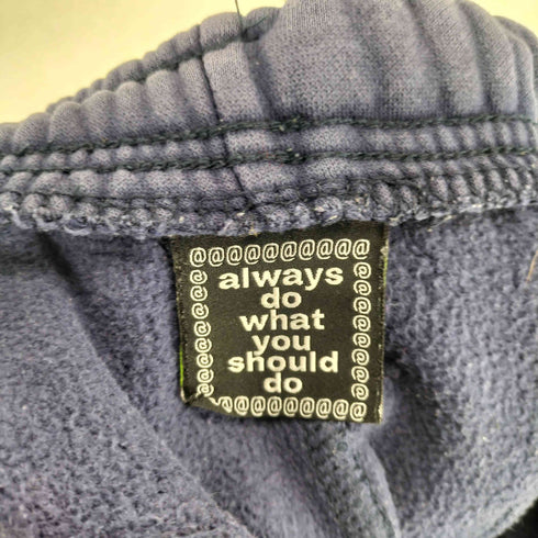 always do what you should do グラフィックプリントスウエットパンツ street メンズ M