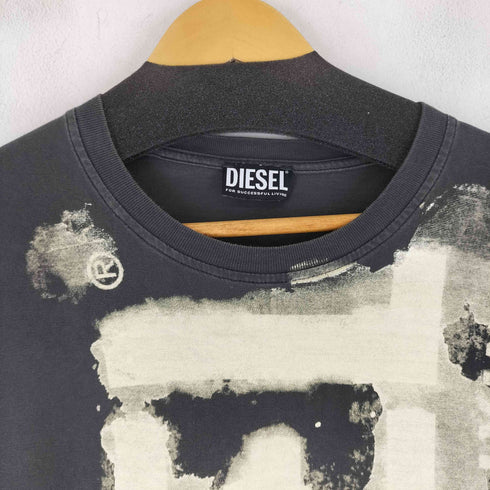 ディーゼル DIESEL ロゴプリント S/S コットンTシャツ メンズ import:S