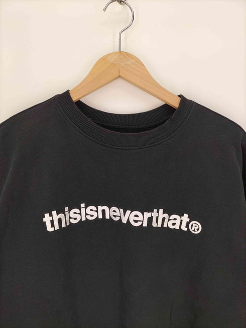 ディスイズネバーザット thisisneverthat ロゴ刺繍 プルオーバー スウェット メンズ import:L