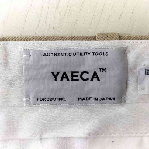ヤエカ YAECA ワイド テーパード チノパン メンズ