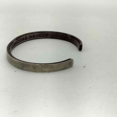 QUETZAL ケツァール QB05A Flat Bangle メッセージ バングル SILVER 925 メンズ