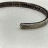 QUETZAL ケツァール QB05A Flat Bangle メッセージ バングル SILVER 925 メンズ